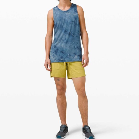 lululemon athletica Other - NEW Lululemon Always Agile Tank Diamond Dye True Navy Chambray size L